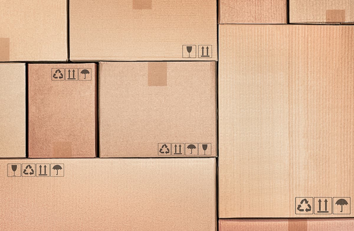 cajas de cartón corrugado PREMCO con ilustraciones de fragilidad