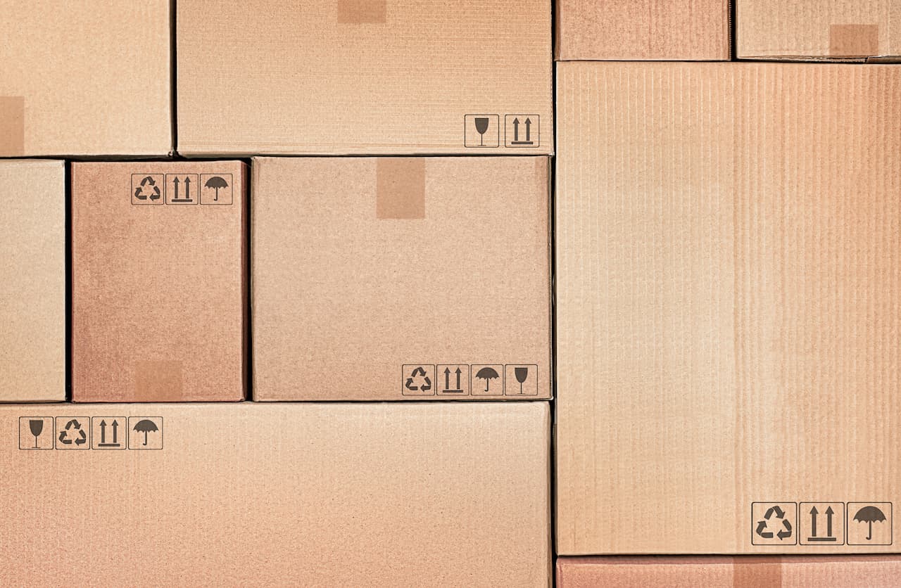 cajas de cartón corrugado PREMCO con ilustraciones de fragilidad