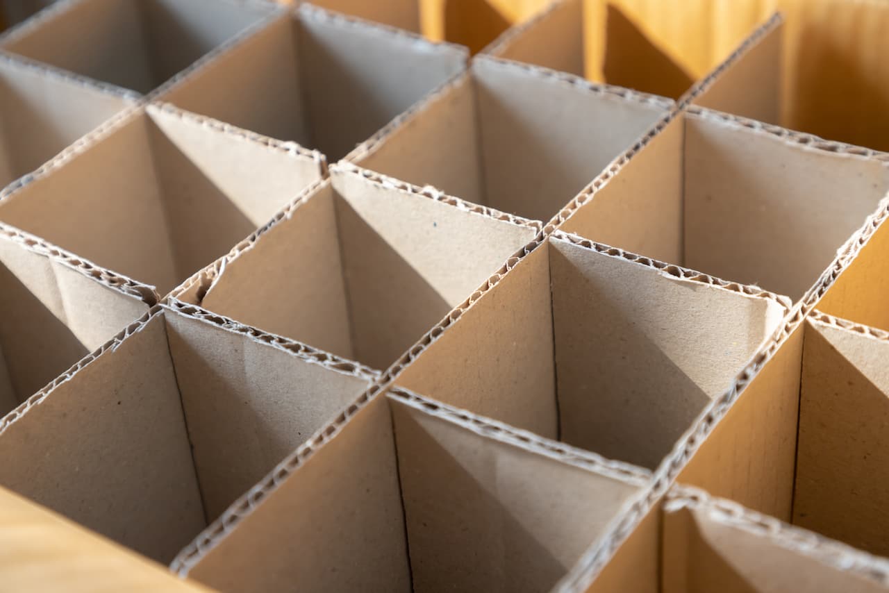 Separadores de productos hechos de cartón corrugado PREMCO