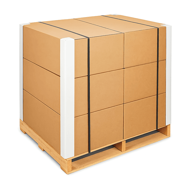 Esquinero de cartón ligero 25x25x3mm longitud 80cm para productos pequeños