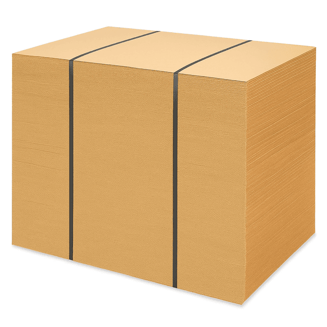 Separador de cartón corrugado pequeño 50x70cm para productos delicados
